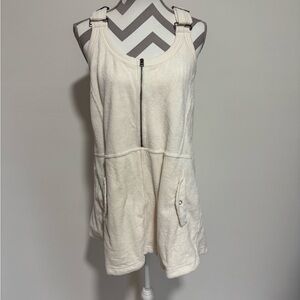 Daily Practice Cream Sleeveless Minidress